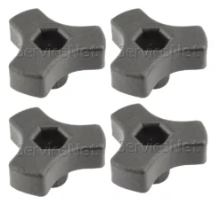 BLACK+DECKER Black and Decker LE750 Replacement (4 Pack) Shaft Knob # 90542737 -4PK