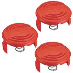 BLACK+DECKER Black & Decker RC-100-P 385022-03 Replacement Spool Cap for AFS Trimmer (3 Pack)