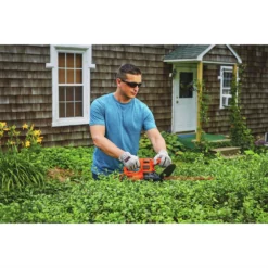 BLACK+DECKER BEHT150 120V 3.2 Amp Brushed 17 in. Corded Hedge Trimmer -Black+Decker Store bdknbeht150 c