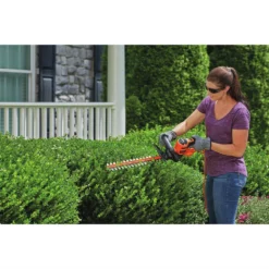 BLACK+DECKER BEHT350 120V 4 Amp Brushed 22 in. Corded Hedge Trimmer -Black+Decker Store bdknbeht350 c