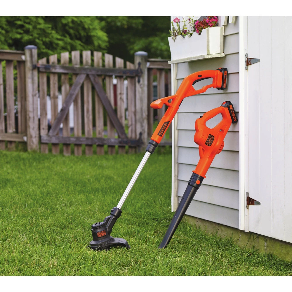 BLACK+DECKER LCC222 20V MAX Lithium-Ion Cordless String Trimmer and Sweeper Combo Kit with (2) Batteries (1.5 Ah) 4 BLACK+DECKER LCC222 20V MAX Lithium-Ion Cordless String Trimmer and Sweeper Combo Kit with (2) Batteries (1.5 Ah) - Image 2