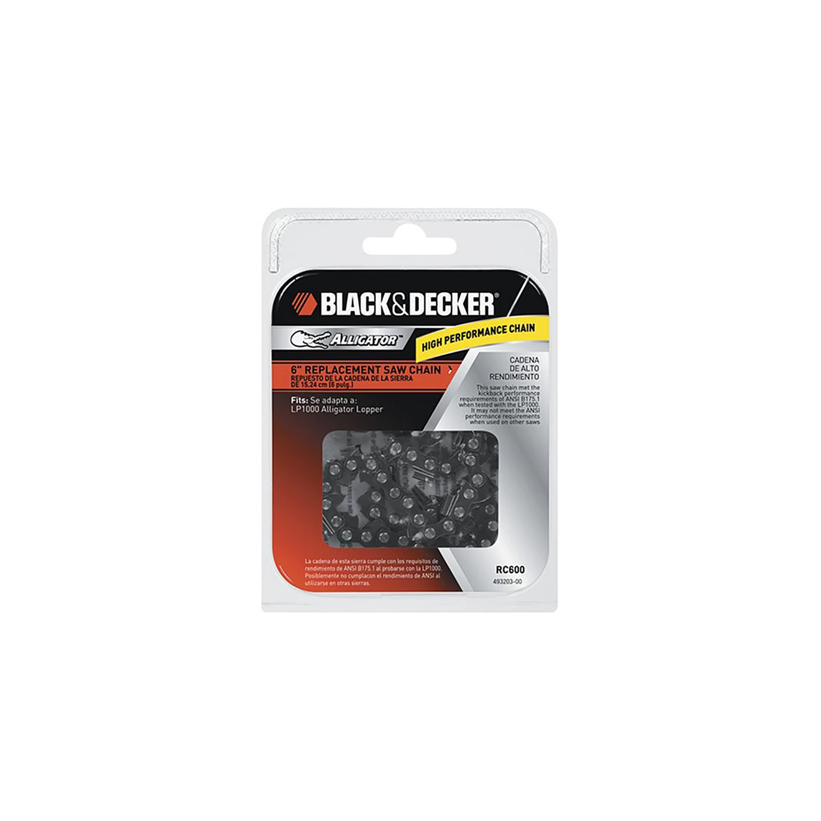 BLACK+DECKER 25AP042G 6" Replacement Saw Chain 3 BLACK+DECKER 25AP042G 6" Replacement Saw Chain